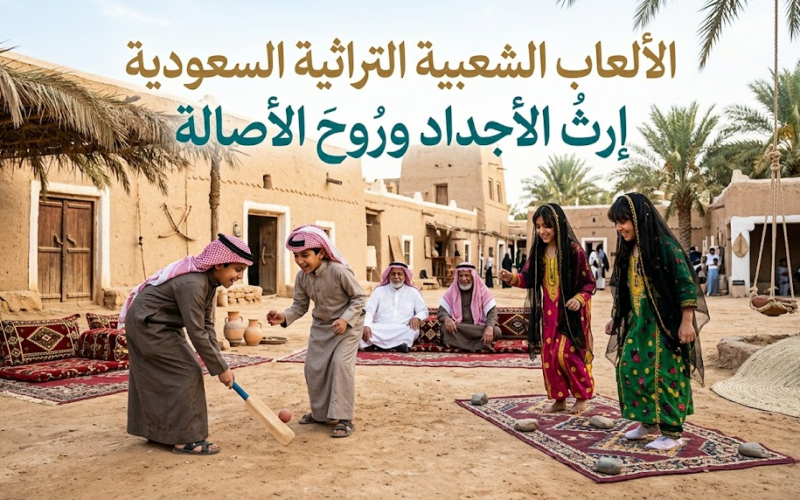 الألعاب الشعبية التراثية السعودية: إرث الأجداد وروح الأصالة