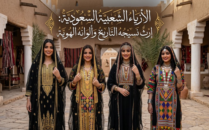 الأزياء الشعبية السعودية: إرثٌ نسيجُه التاريخ وألوانُه الهوية