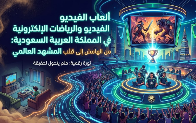 ألعاب الفيديو والرياضات الإلكترونية في المملكة العربية السعودية: من الهامش إلى قلب المشهد العالمي