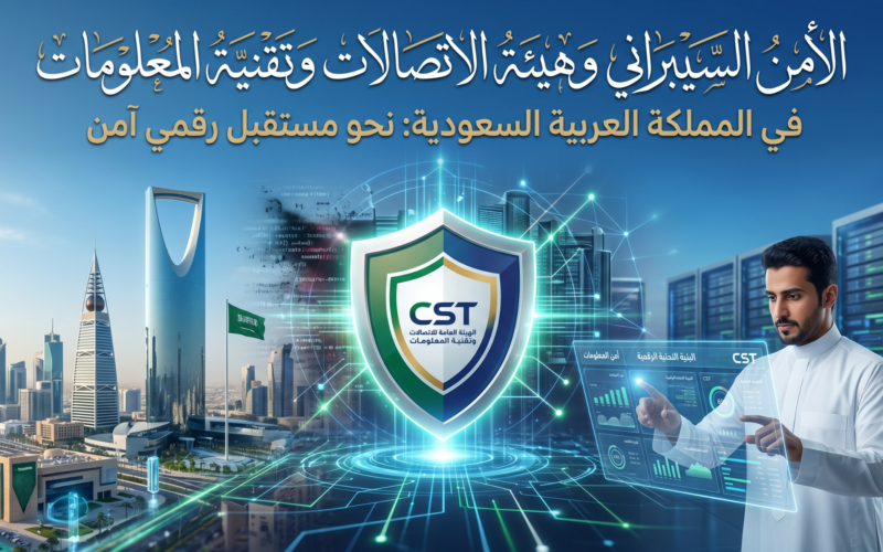 الأمن السيبراني وهيئة الاتصالات وتقنية المعلومات في المملكة العربية السعودية: نحو مستقبل رقمي آمن