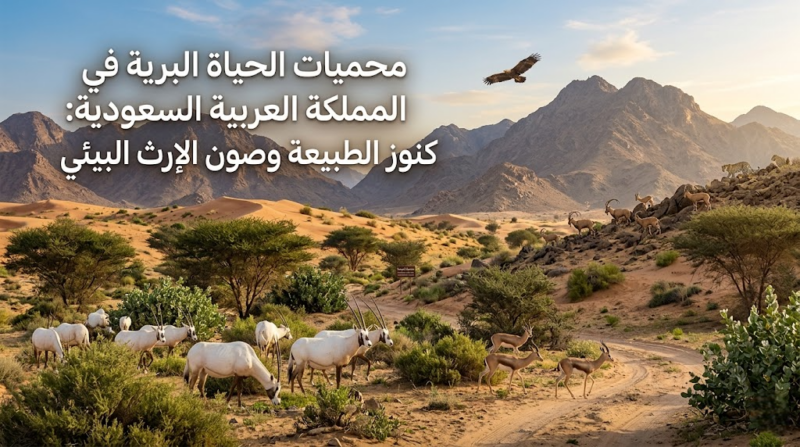 محميات الحياة البرية في المملكة العربية السعودية: كنوز الطبيعة وصون الإرث البيئي