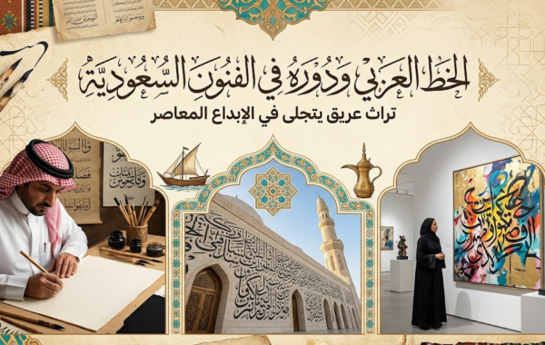 الخط العربي ودوره في الفنون السعودية