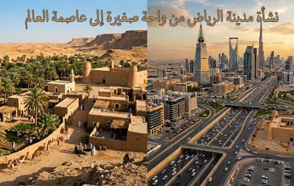 نشأة مدينة الرياض من واحة صغيرة إلى عاصمة العالم