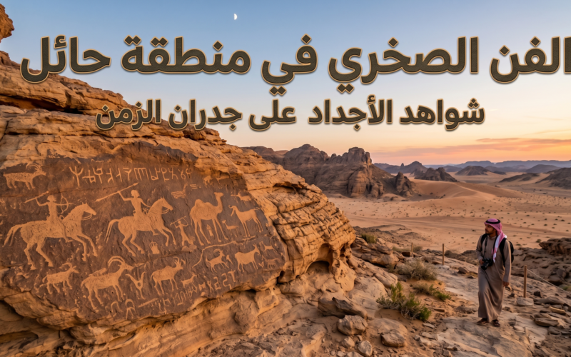 الفن الصخري في منطقة حائل: شواهد الأجداد على جدران الزمن