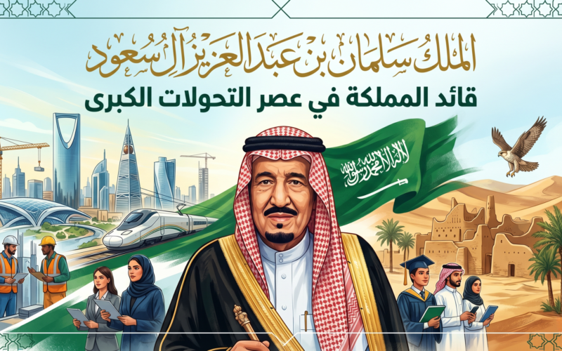 الملك سلمان بن عبدالعزيز آل سعود — قائد المملكة في عصر التحولات الكبرى