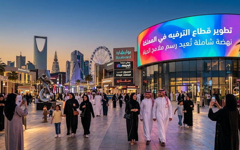 تطوير قطاع الترفيه في المملكة العربية السعودية: نهضة شاملة تُعيد رسم ملامح الحياة