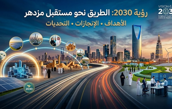 رؤية 2030: الطريق نحو مستقبل مزدهر — الأهداف والإنجازات والتحديات