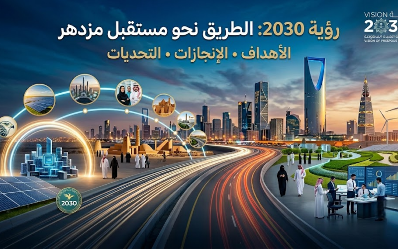 رؤية 2030: الطريق نحو مستقبل مزدهر — الأهداف والإنجازات والتحديات