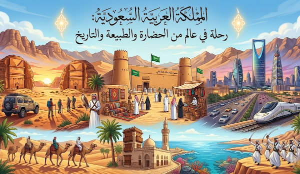 المملكة العربية السعودية: رحلة في عالم من الحضارة والطبيعة والتاريخ