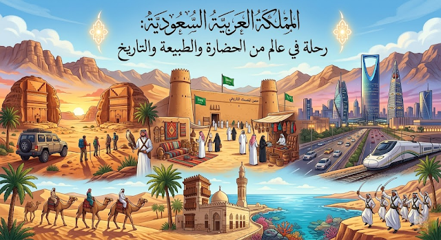 المملكة العربية السعودية: رحلة في عالم من الحضارة والطبيعة والتاريخ