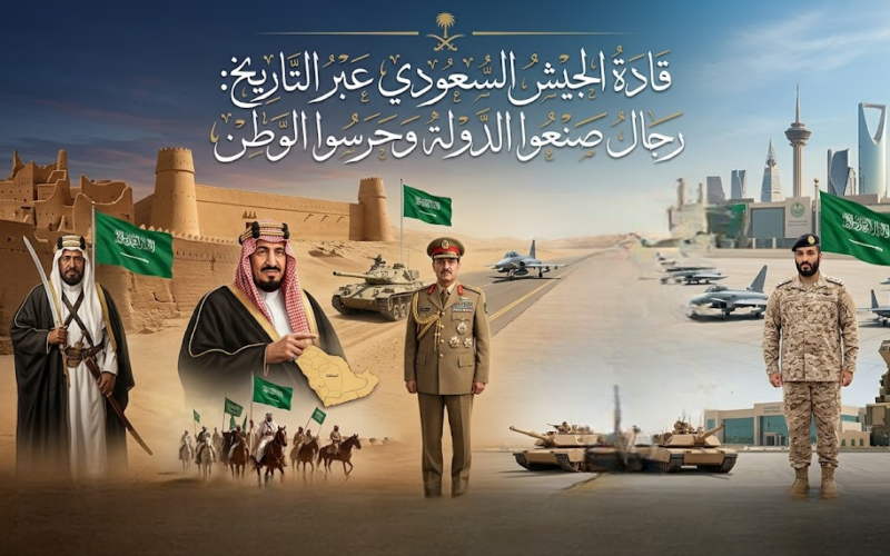 قادة الجيش السعودي عبر التاريخ: رجال صنعوا الدولة وحرسوا الوطن