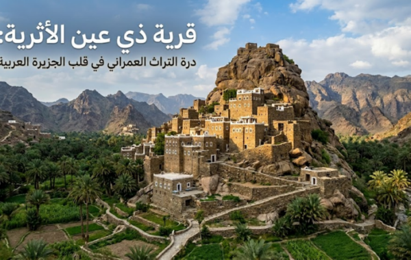 قرية ذي عين الأثرية: درة التراث العمراني في قلب الجزيرة العربية