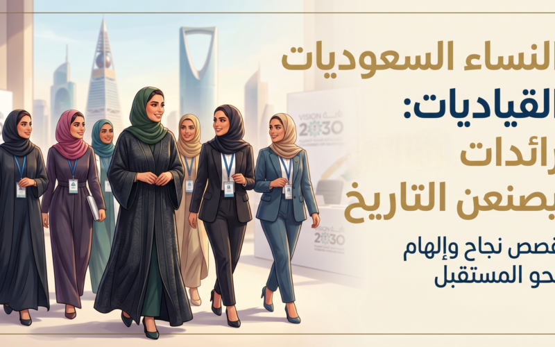النساء السعوديات القياديات: رائدات يصنعن التاريخ