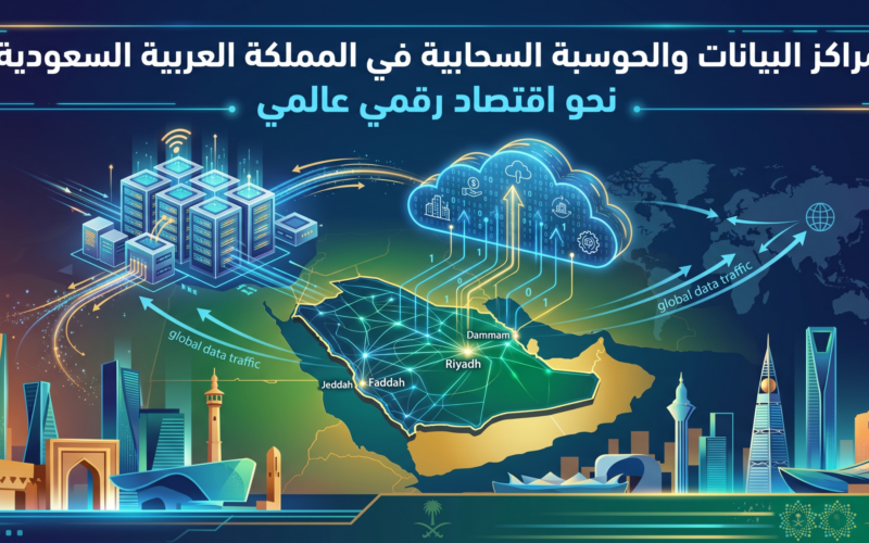مراكز البيانات والحوسبة السحابية في المملكة العربية السعودية: نحو اقتصاد رقمي عالمي