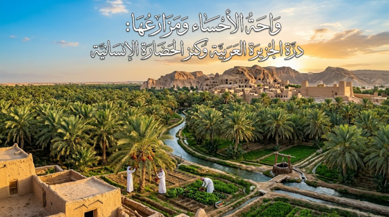 واحة الأحساء ومزارعها: درة الجزيرة العربية وكنز الحضارة الإنسانية