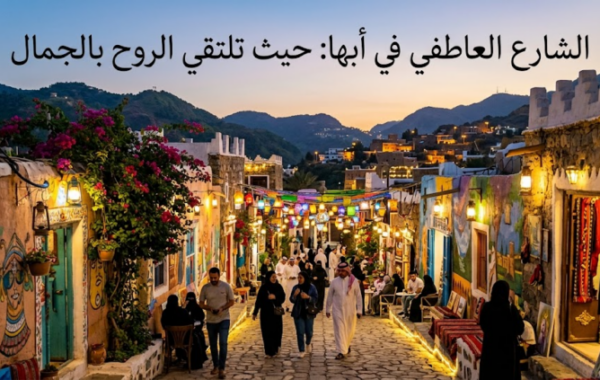 الشارع العاطفي في أبها: حيث تلتقي الروح بالجمال