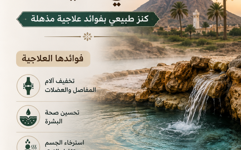دليل العيون الحارة في الليث: كنوز طبيعية وفوائد علاجية لا تُحصى