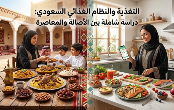 التغذية والنظام الغذائي السعودي: دراسة شاملة بين الأصالة والمعاصرة