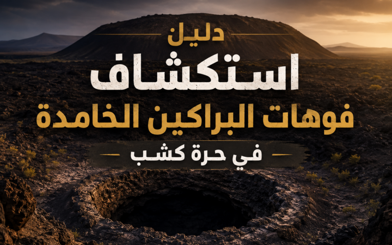 دليل استكشاف فوهات البراكين الخامدة في حرة كشب