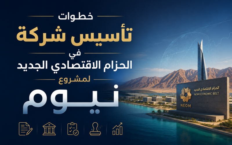 خطوات تأسيس شركة في الحزام الاقتصادي الجديد لمشروع نيوم