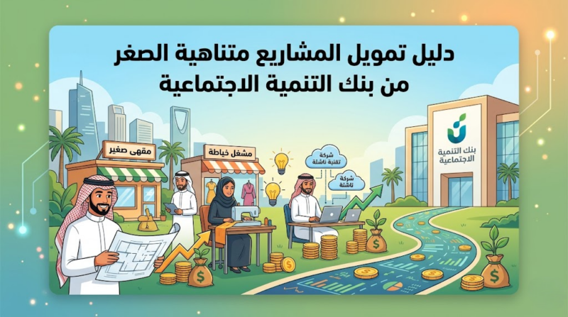 دليل تمويل المشاريع متناهية الصغر من بنك التنمية الاجتماعية السعودي