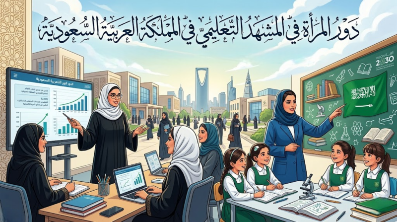 دور المرأة في المشهد التعليمي في المملكة العربية السعودية