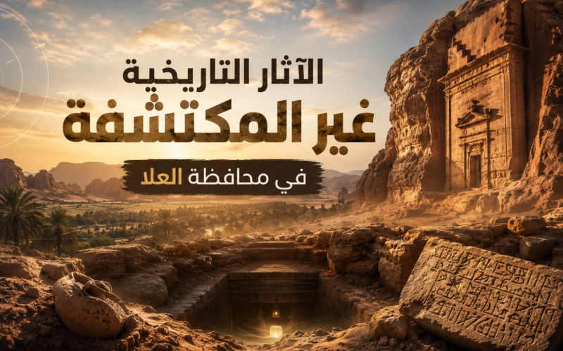 كنوز مدفونة تحت الرمال: الآثار التاريخية غير المكتشفة في محافظة العلا